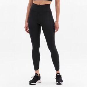 Athleta Pacesetter Lasercut 7/8 Black Tight Leggings